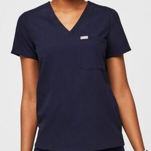 FIGS Technical collection One Pocket Scrub Top Medium Navy